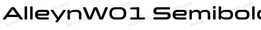 AlleynW01 Semibold Regular字体转换